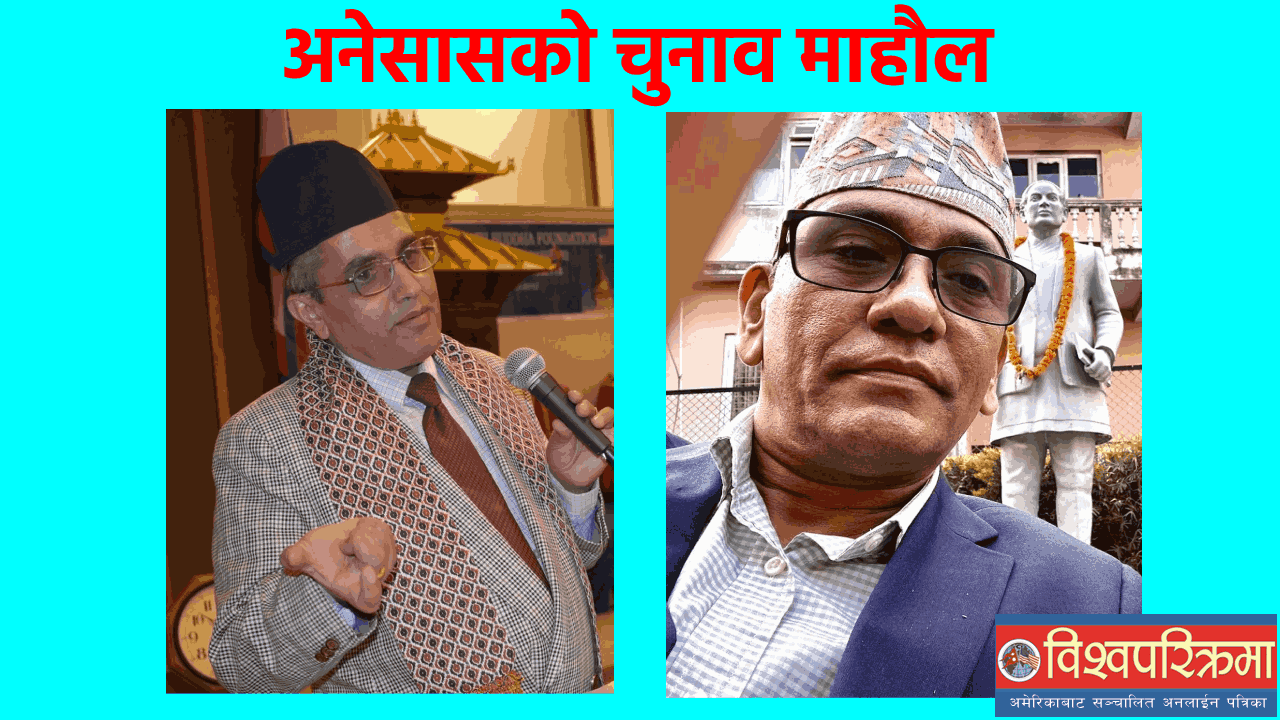 अनेसासको चुनाव माहौल